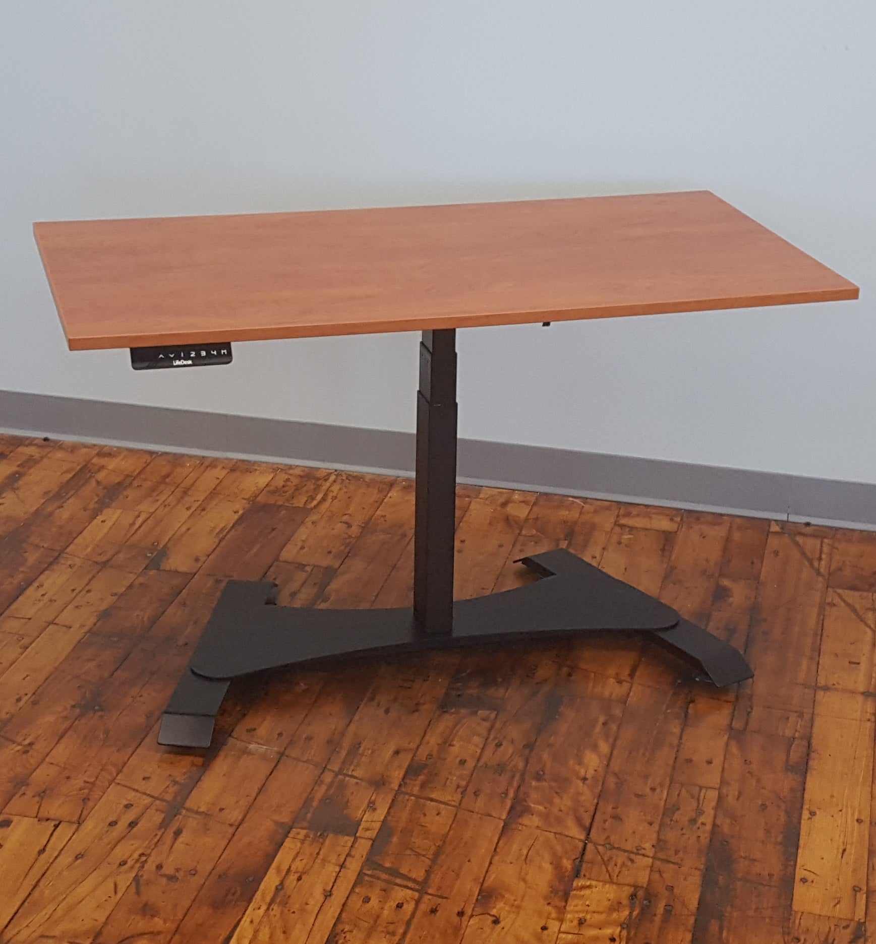 Small Footprint Single Leg Sit-Stand WFH Desk