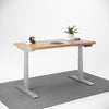 LifeDesk 2 Leg Desk with Butcher Block Top