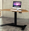 Small Footprint Single Leg Sit-Stand WFH Desk