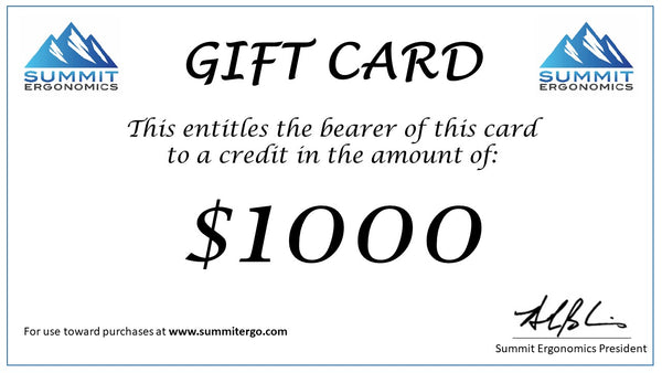 Summit Ergonomics Gift Card