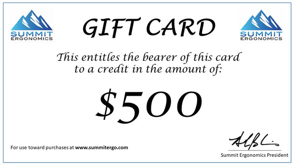 Summit Ergonomics Gift Card