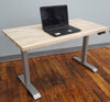 LifeDesk 2 Leg Desk with Butcher Block Top